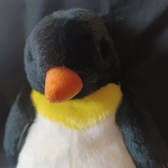 Ty Large Plush Beanie Buddy tylon Waddle the Penguin rare vintage 1998 - Picture 3 of 9